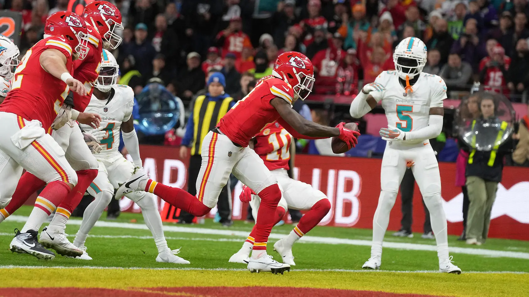 Erster Touchdown: Chiefs-Express rollt