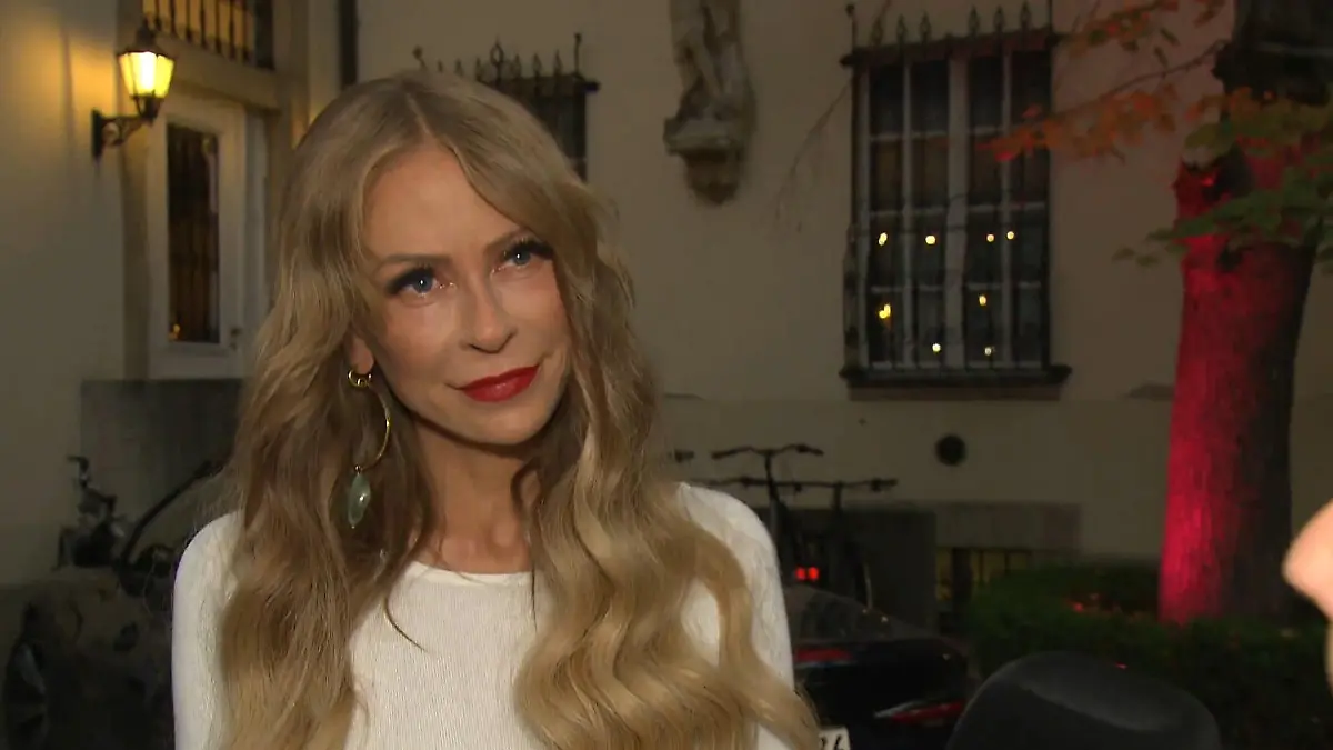 Jenny Elvers Anfang September im RTL-Interview.