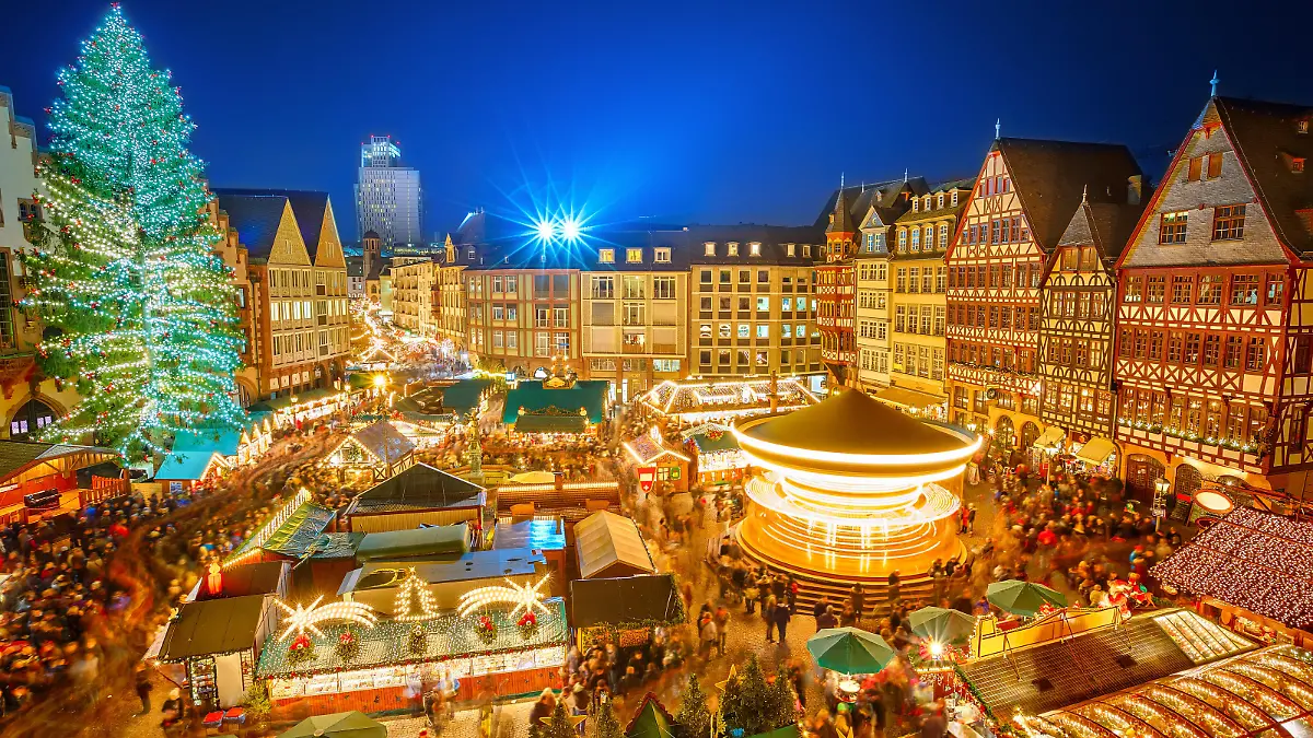 Christmas market in Frankfurt