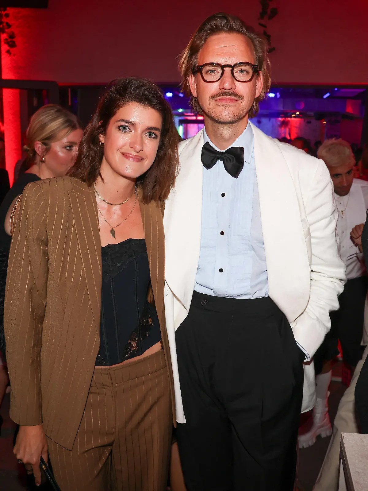 Marie Nasemann und Sebastian Tigges kommen zur Party der Bunte New Faces Award Style im Prince Charles in Berlin.
