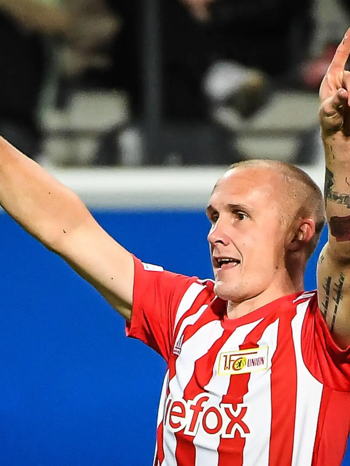  November 3, 2022, Louvain, France, Belgium: Sven MICHEL of Union Berlin celebrates his goal during the UEFA Europa League group D match between Royale Union Saint-Gilloise and 1. FC Union Berlin at The King Power At Den Dreef Stadium on November 03, 2022 in Louvain, Belgium. Louvain Belgium - ZUMAm308 20221103_zsp_m308_005 Copyright: xMatthieuxMirvillex