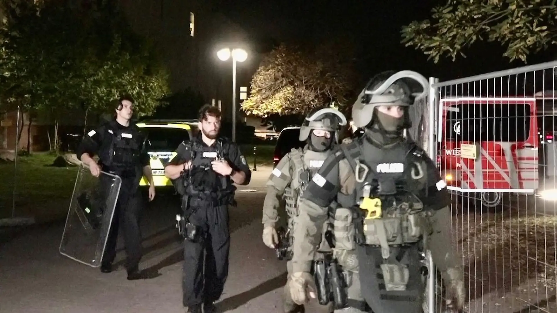Messerattacke in Asylunterkunft im Wiesbadener Stadtteil Mainz-Kastel.