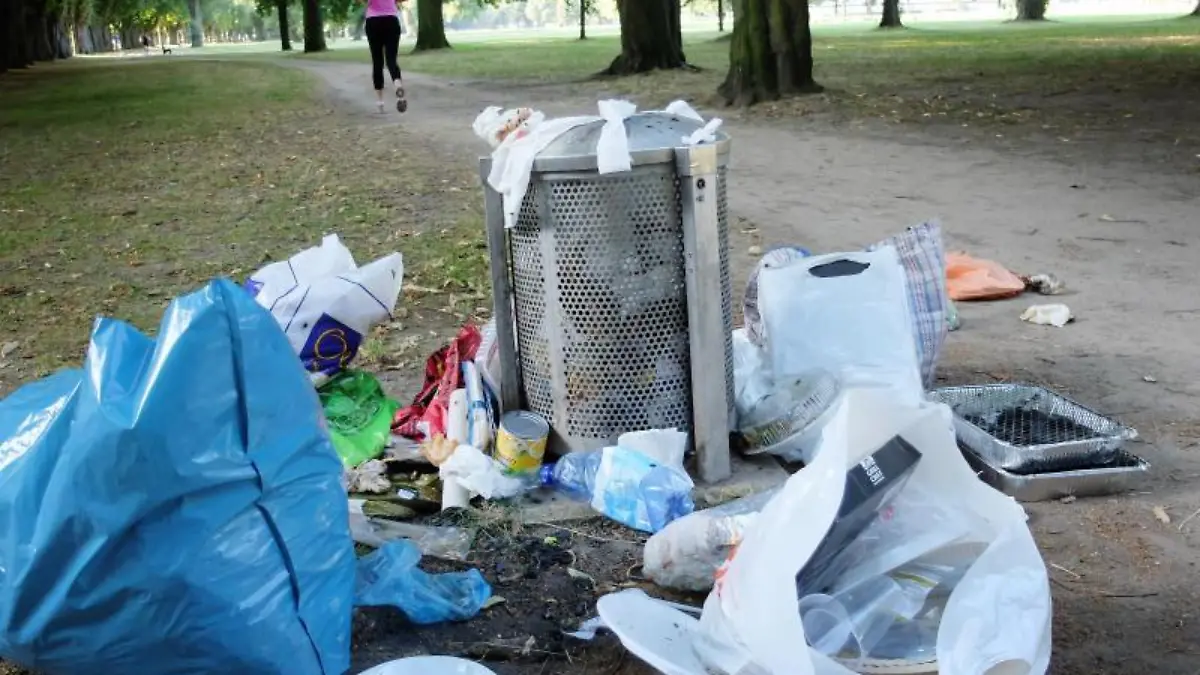 Picknickmüll