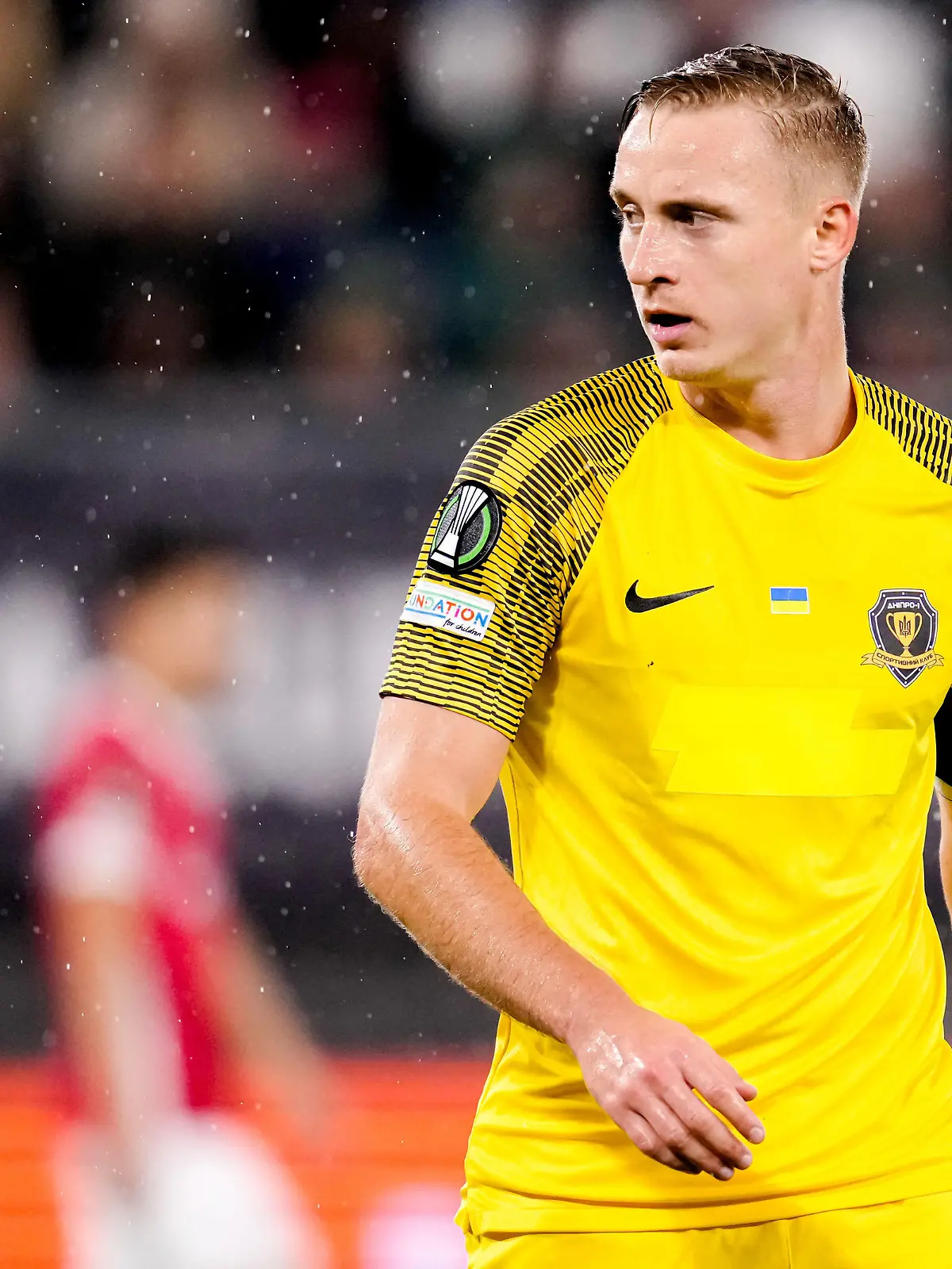 Oleksandr Svatok of Dnipro-1 during the UEFA Europa Conference League, Group E football match between AZ Alkmaar and SC Dnipro-1 on November 3, 2022 at the AZ Stadion in Alkmaar, Netherlands - Photo Patrick Goosen / Orange Pictures / DPPI