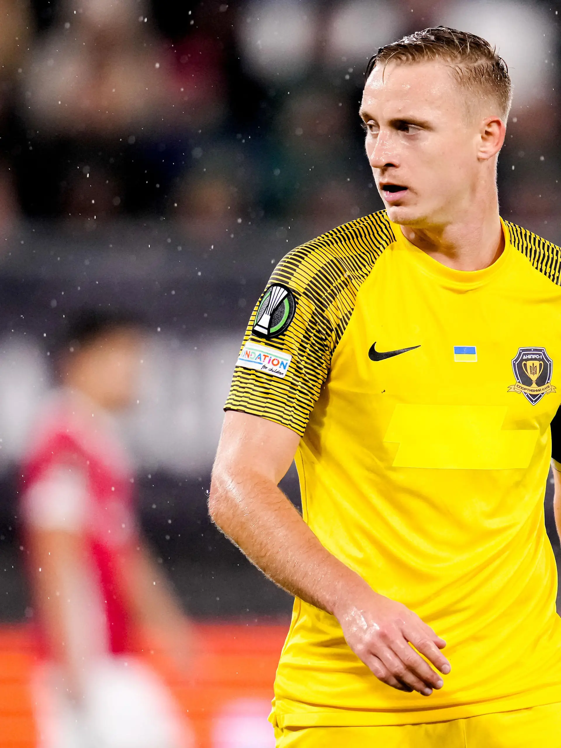 Oleksandr Svatok of Dnipro-1 during the UEFA Europa Conference League, Group E football match between AZ Alkmaar and SC Dnipro-1 on November 3, 2022 at the AZ Stadion in Alkmaar, Netherlands - Photo Patrick Goosen / Orange Pictures / DPPI