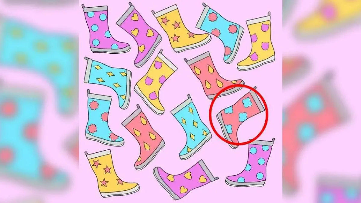 Auflösung Suchbild Stiefel