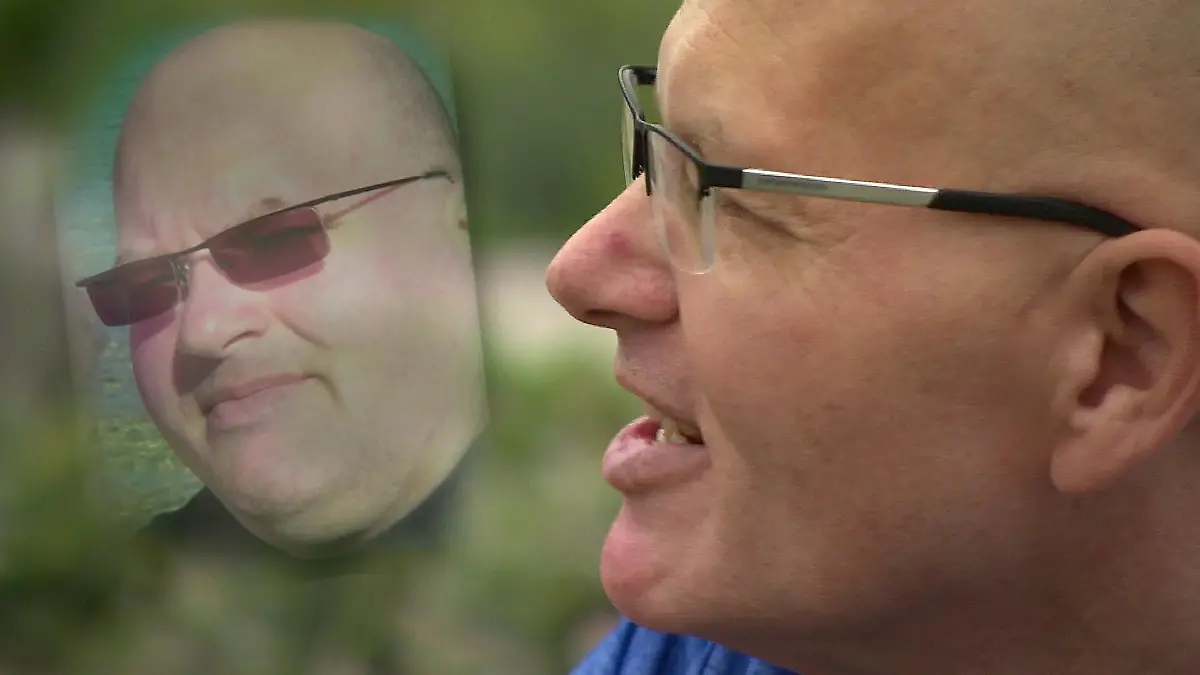 Andreas ist stolz auf sein heutiges Gewicht.