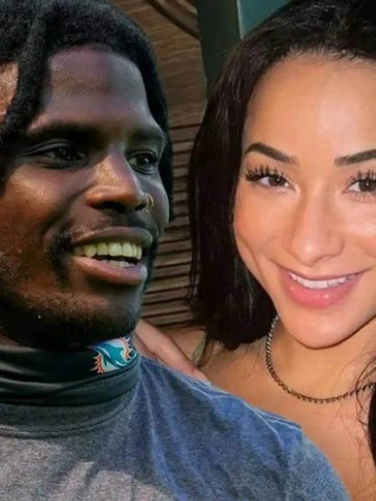 Tyreek Hill und seine Frau Keeta Vaccaro
