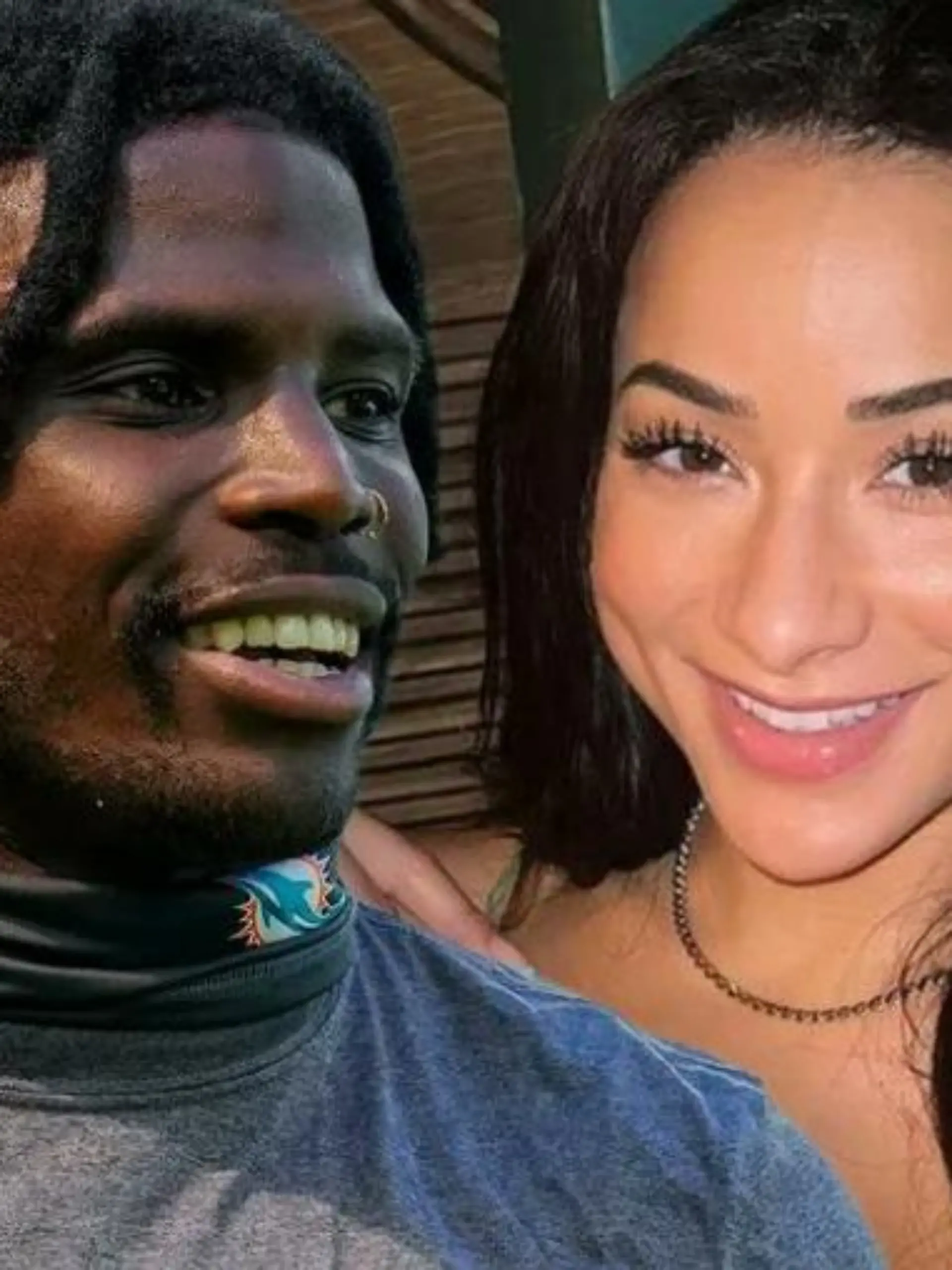 Tyreek Hill und seine Frau Keeta Vaccaro
