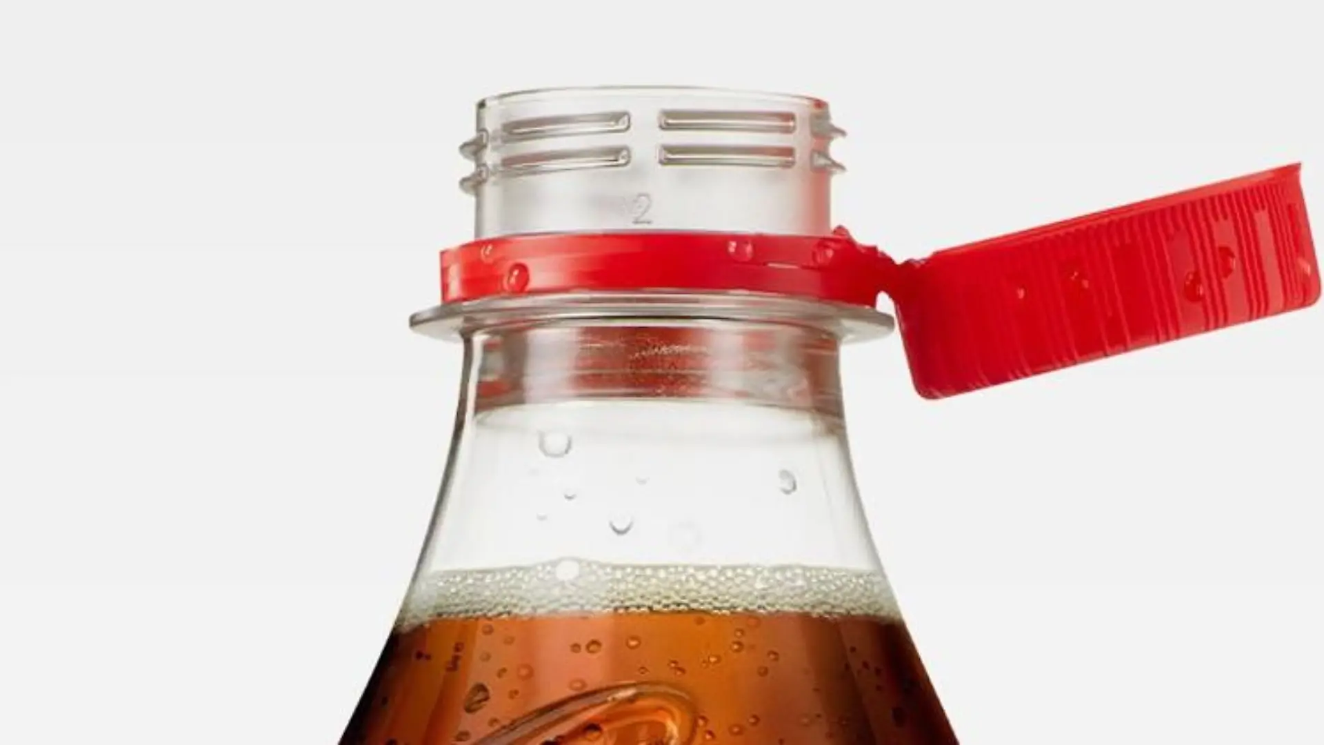 Beim "Tethered Cap"-Flaschenverschluss bleibt der Deckel mit der Flasche verbunden.