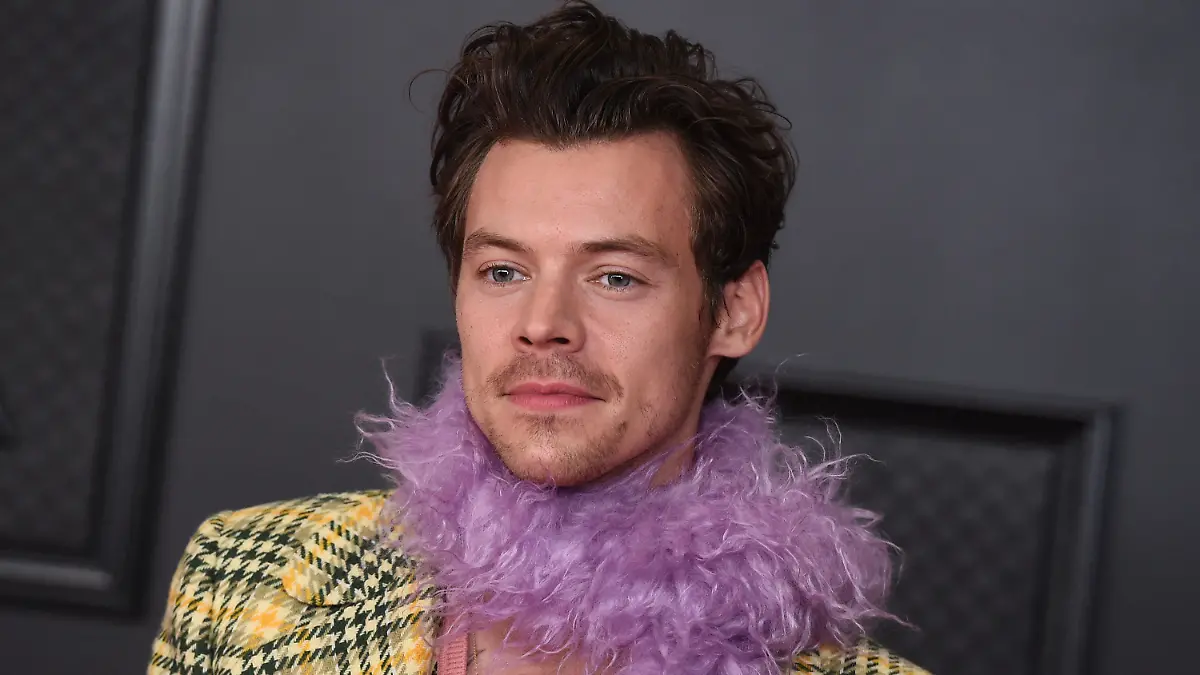ARCHIV - 14.03.2021, USA, Los Angeles: Sänger Harry Styles im Presseraum bei der Verleihung der 63. Grammy Awards im Convention Center. Am Freitag, 20.05.2022 erscheint das dritte Soloalbum «Harry's House» von Harry Styles. (zu dpa-KORR "Neues Album von Harry Styles - ein musikalischer Befreiungsschlag") Foto: Jordan Strauss/Invision/AP/dpa +++ dpa-Bildfunk +++