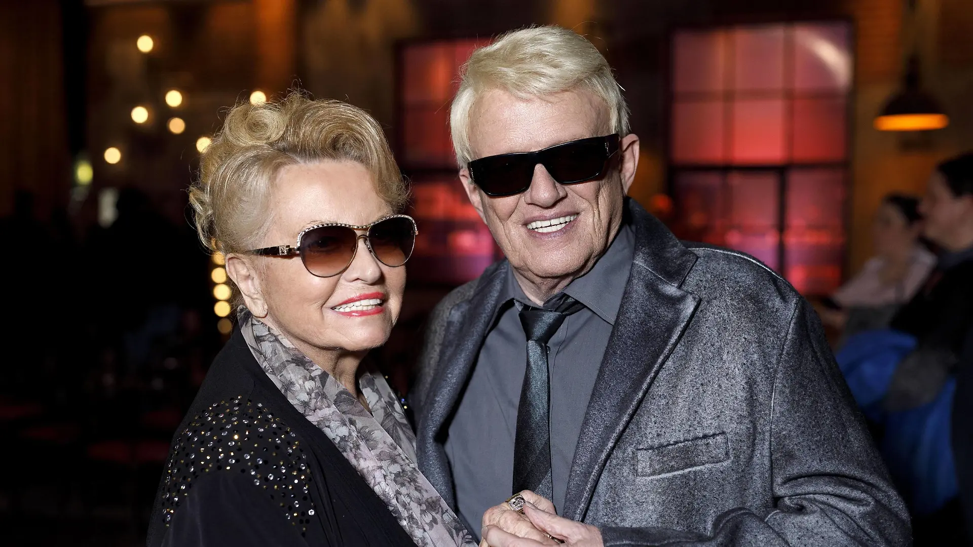 Hannelore Kramm mit Ehemann Heino bei der Aufzeichnung der WDR-Talkshow Kölner Treff im WDR Studio BS 2. Köln, 01.02.2019 *** Hannelore Kramm with husband Heino at the recording of the WDR talk show Kölner Treff at WDR Studio BS 2 Köln 01 02 2019 Foto:xC.xHardtx/xFuturexImage
