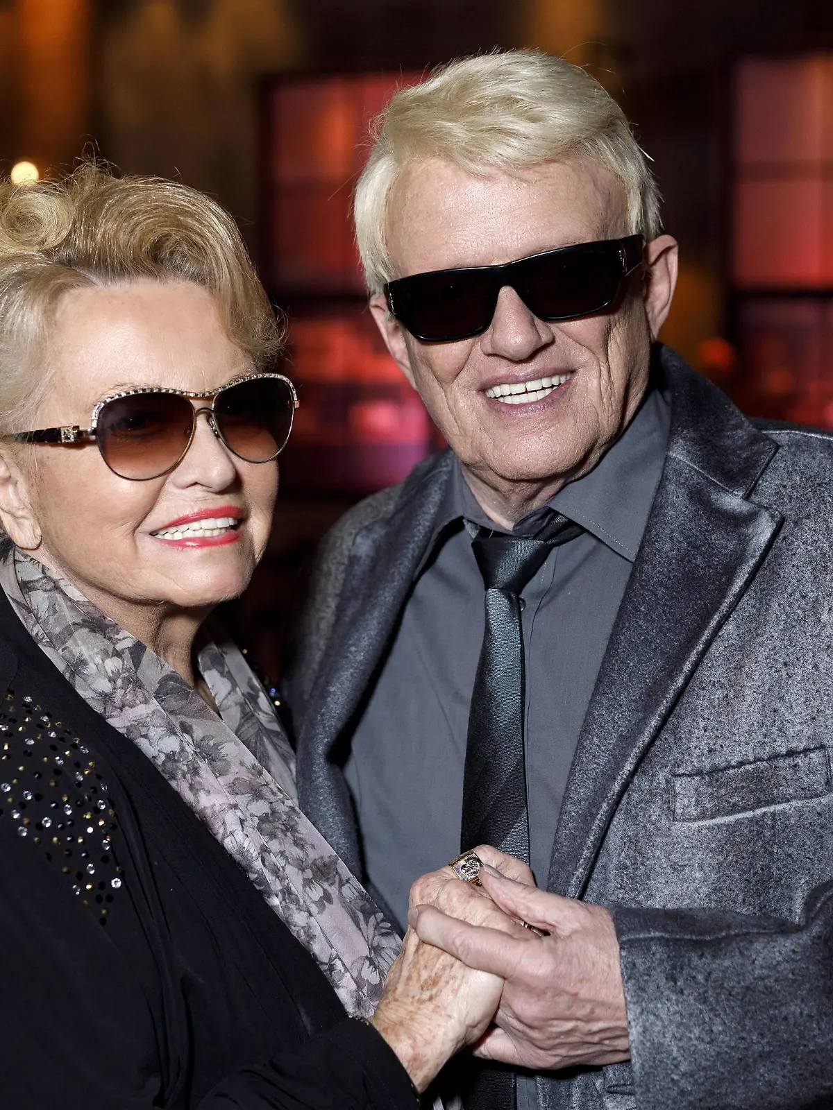  Hannelore Kramm mit Ehemann Heino bei der Aufzeichnung der WDR-Talkshow Kölner Treff im WDR Studio BS 2. Köln, 01.02.2019 *** Hannelore Kramm with husband Heino at the recording of the WDR talk show Kölner Treff at WDR Studio BS 2 Köln 01 02 2019 Foto:xC.xHardtx/xFuturexImage