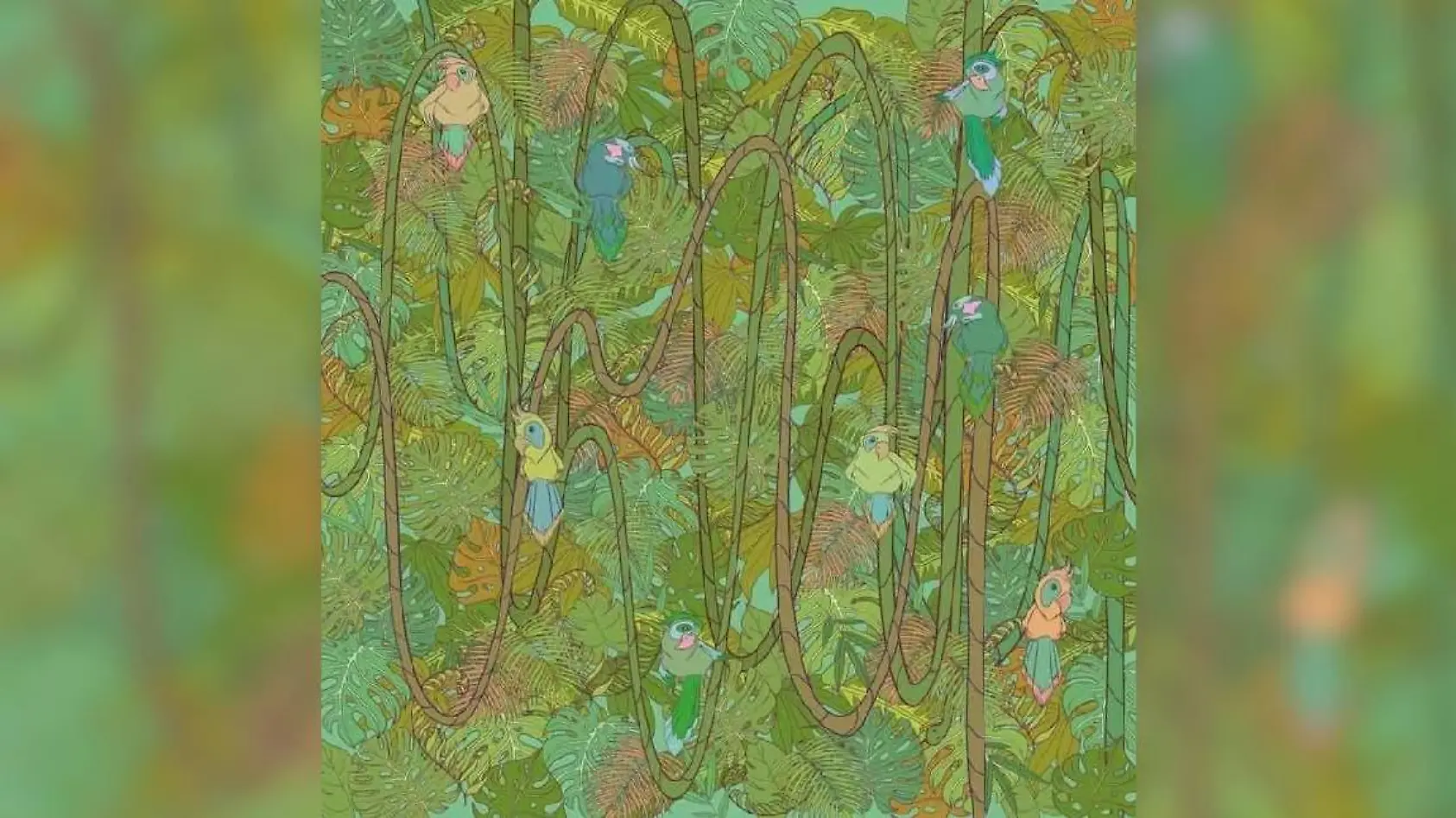 Finden Sie die Schlange im Dschungel?