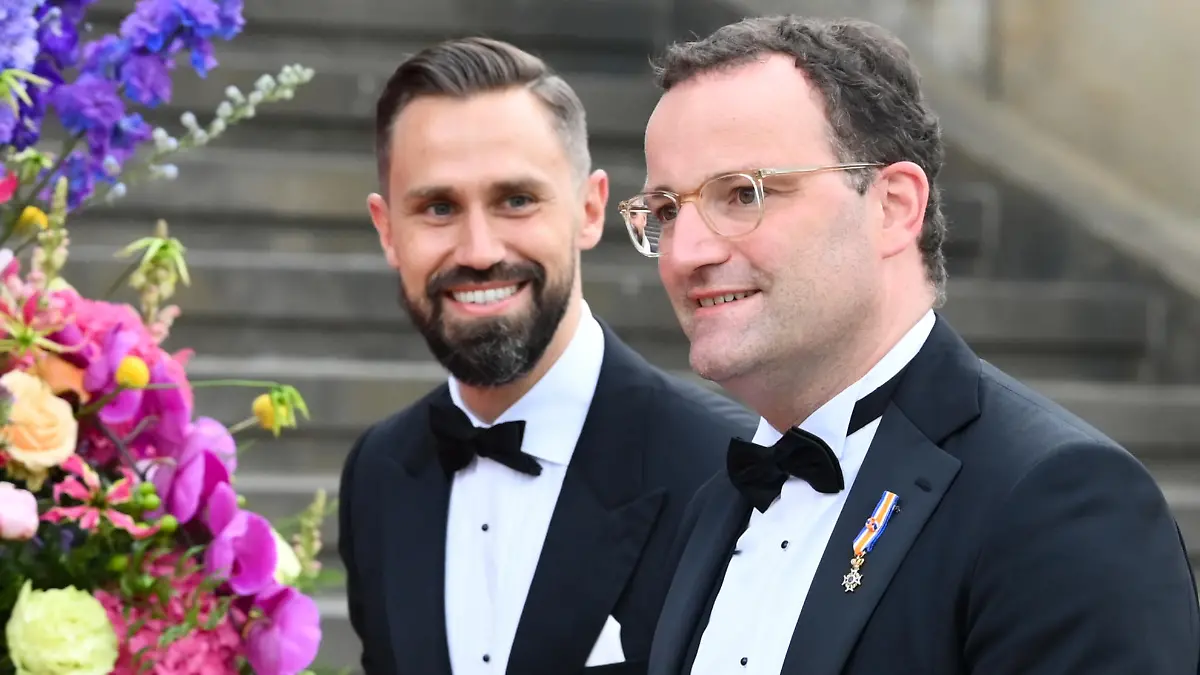 Jens Spahn mit Ehemann Daniel Funke.