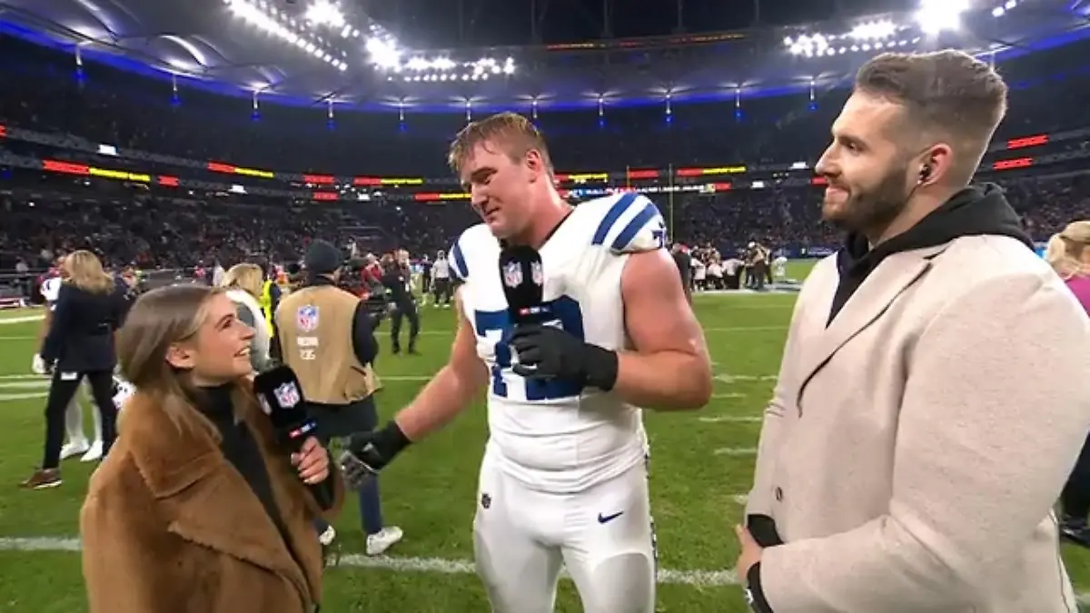 NFL: Bernhard Raimann und Ehefrau Calli verkünden ihr Babyglück