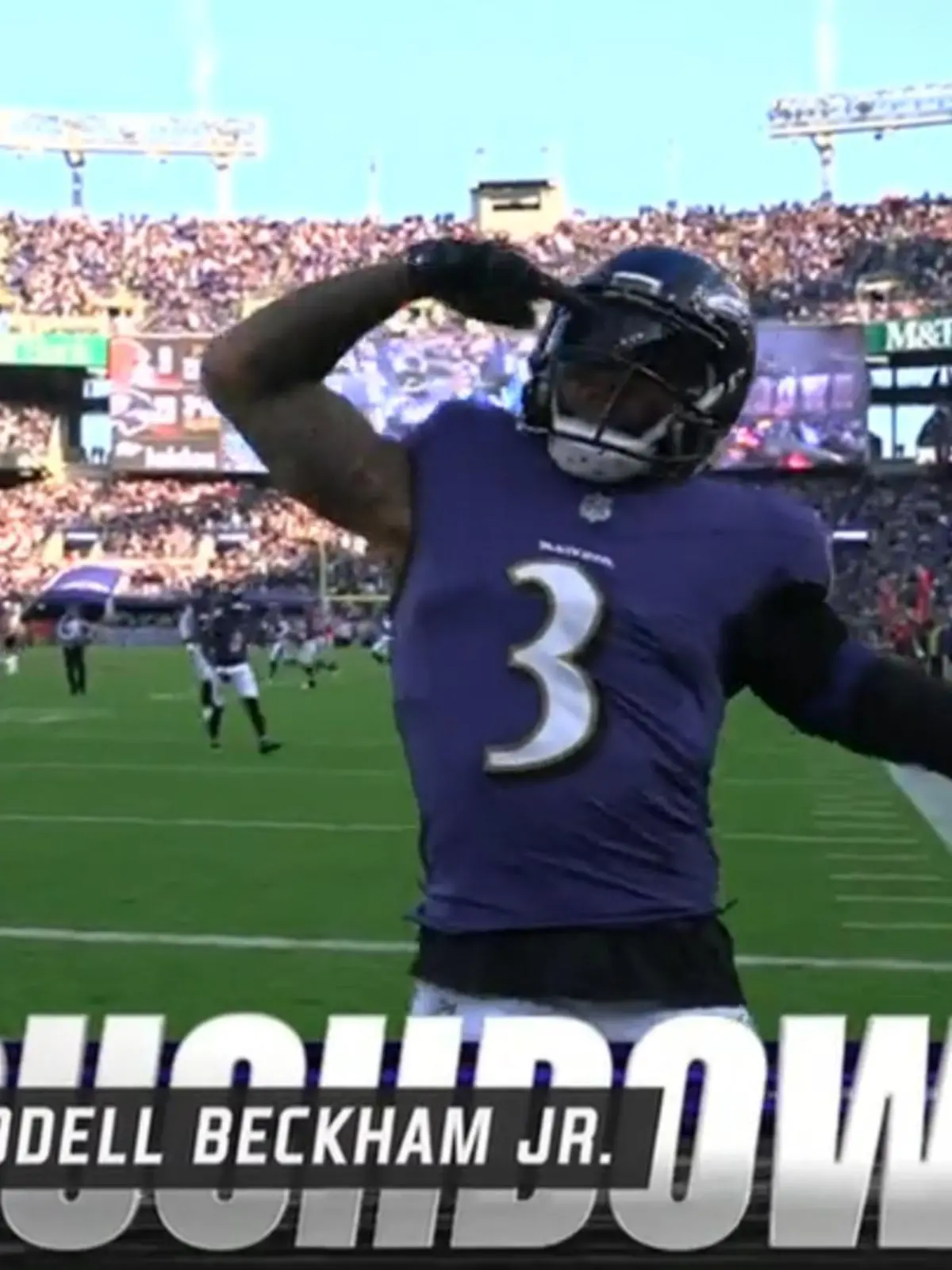 Bild zu: "NFL-Superstar mit Mega-Touchdown-Jubel"