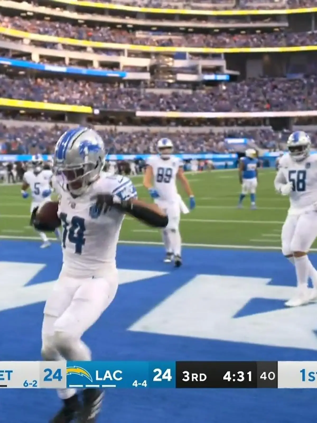 Bild zu: "Deutscher Touchdown von Lions-Star"