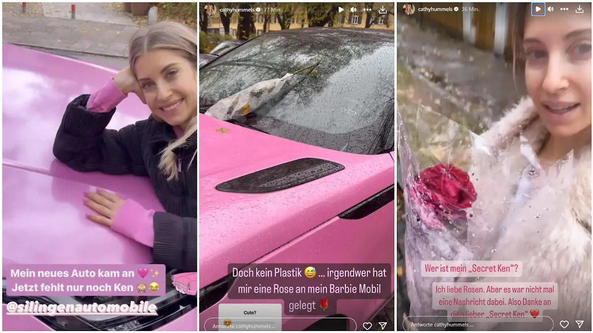 Cathy Hummels hat einen heimlichen Verehrer