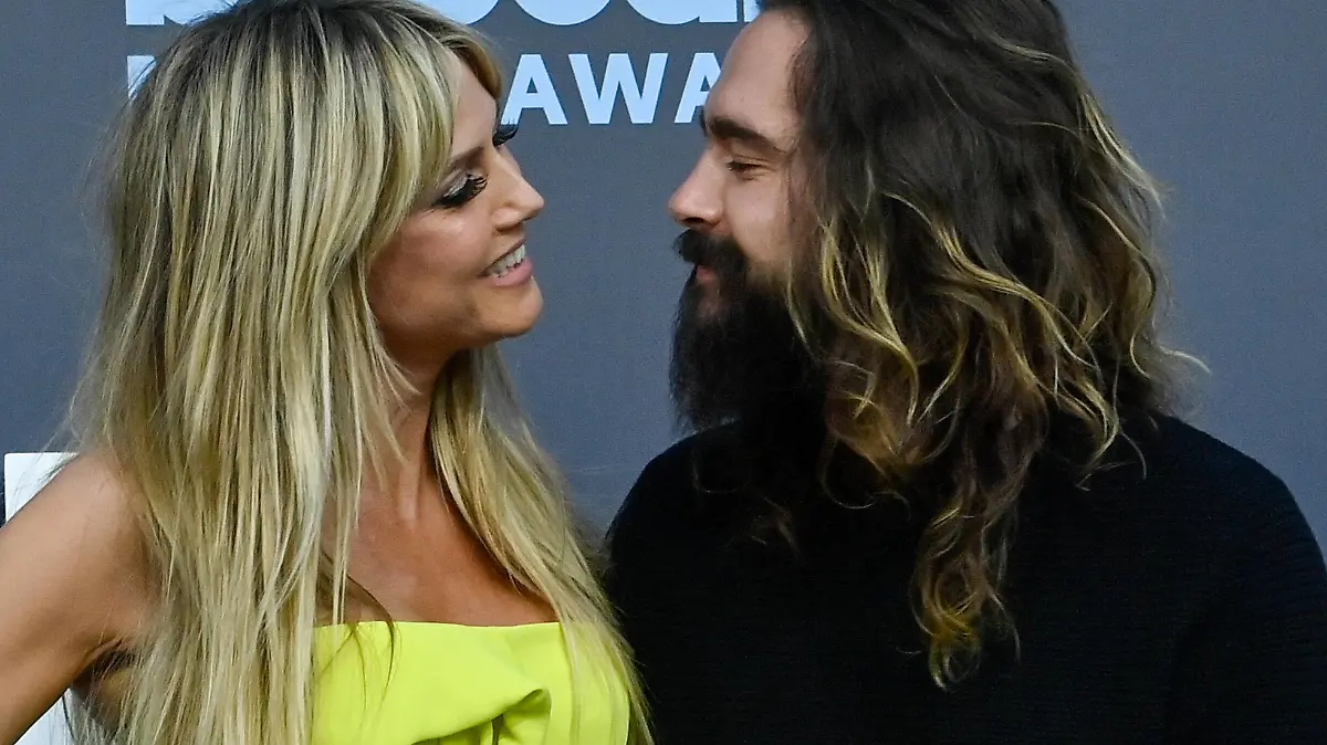  Heidi Klum and Tom Kaulitz attend the annual Billboard Music Awards held at the MGM Grand Garden Arena in Las Vegas, Nevada on May 15, 2022. PUBLICATIONxINxGERxSUIxAUTxHUNxONLY LAV202205150385 JIMxRUYMEN