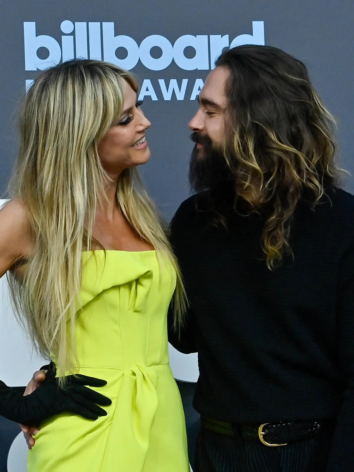  Heidi Klum and Tom Kaulitz attend the annual Billboard Music Awards held at the MGM Grand Garden Arena in Las Vegas, Nevada on May 15, 2022. PUBLICATIONxINxGERxSUIxAUTxHUNxONLY LAV202205150385 JIMxRUYMEN
