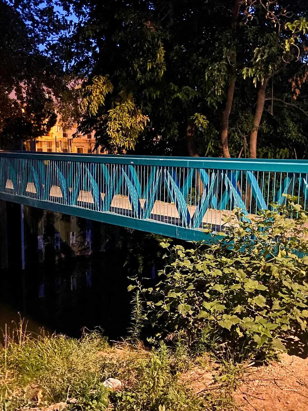 This photograph shows a bridge where the body of 12 year-old was found on the edge of l'Huveaune river in Marseille, southern France, on October 29, 2022. - The body of a 12 year-old child was found on October 29, 2022 on the edge of l'Huveaune river in Marseille, with "stabbing wounds" announced prosecutors to AFP. (Photo by Nicolas BOVE / AFP) (Photo by NICOLAS BOVE/AFP via Getty Images)