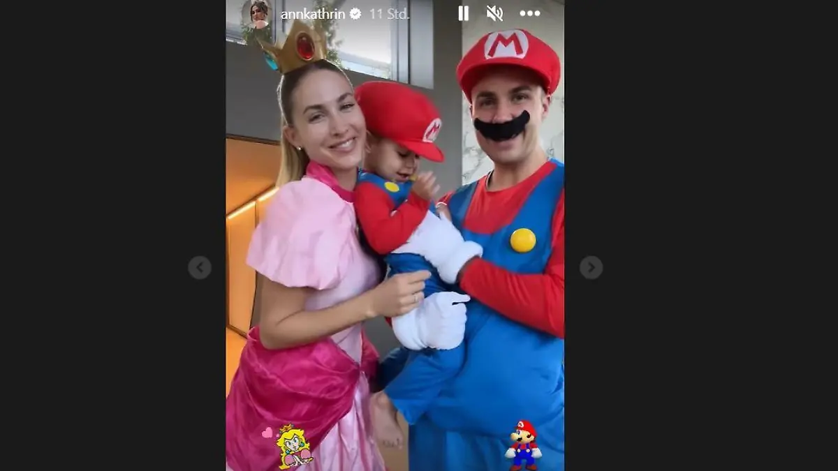 Mario, Rome und Ann-Kathrin Götze