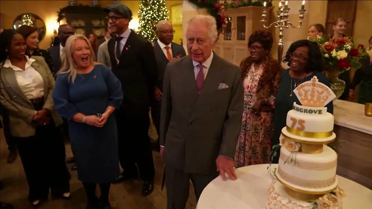 König Charles feiert 75. Geburtstag Happy Birthday!