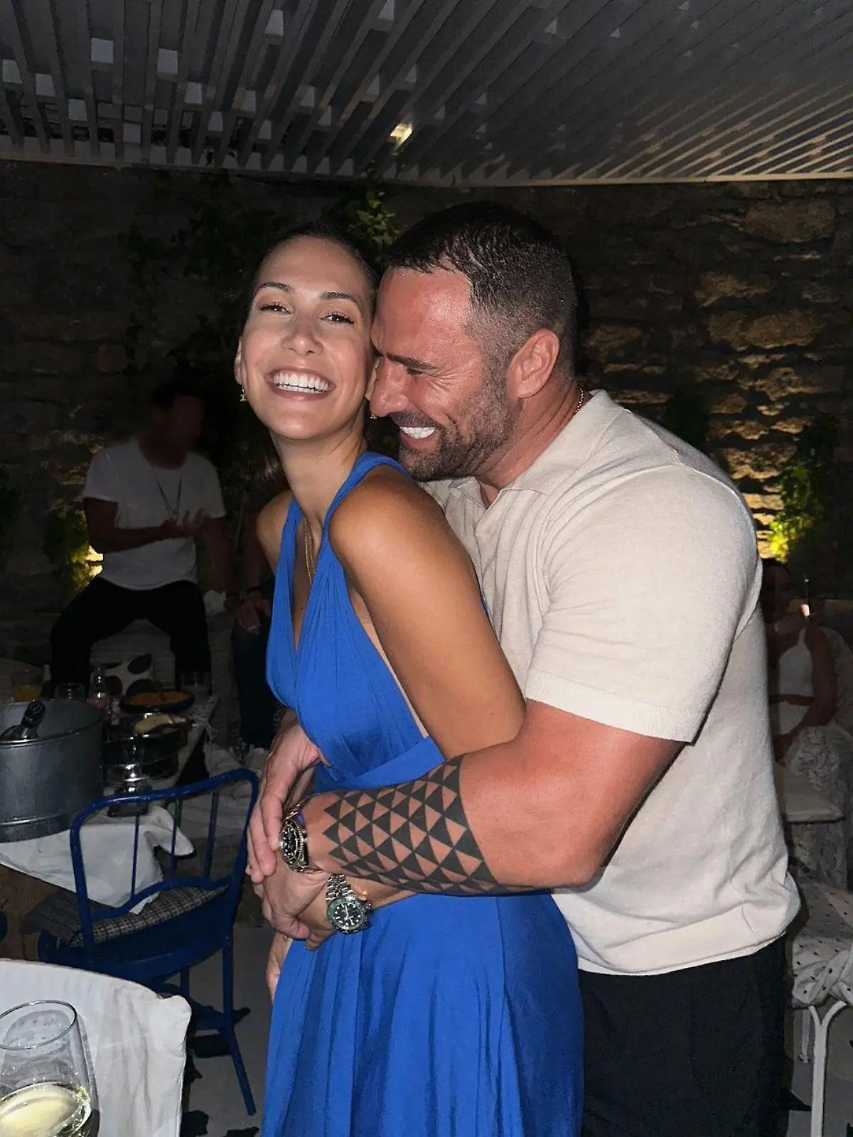 Clea-Lacy Juhn mit ihrem Ehemann Hasim.