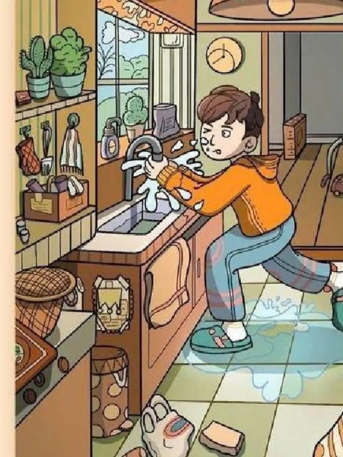 Gegenstände in Wimmelbild