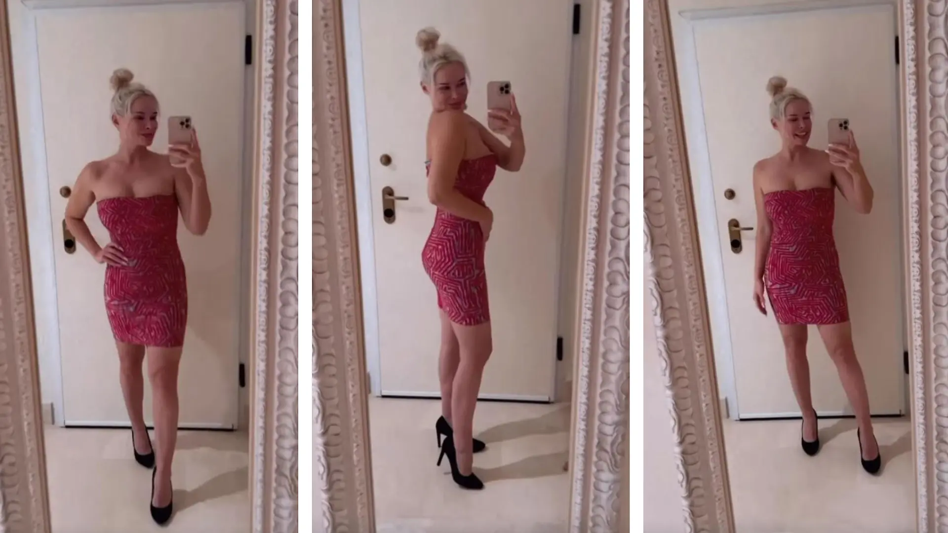 Daniela Katzenberger präsentiert stolz ihren Abnehmerfolg.