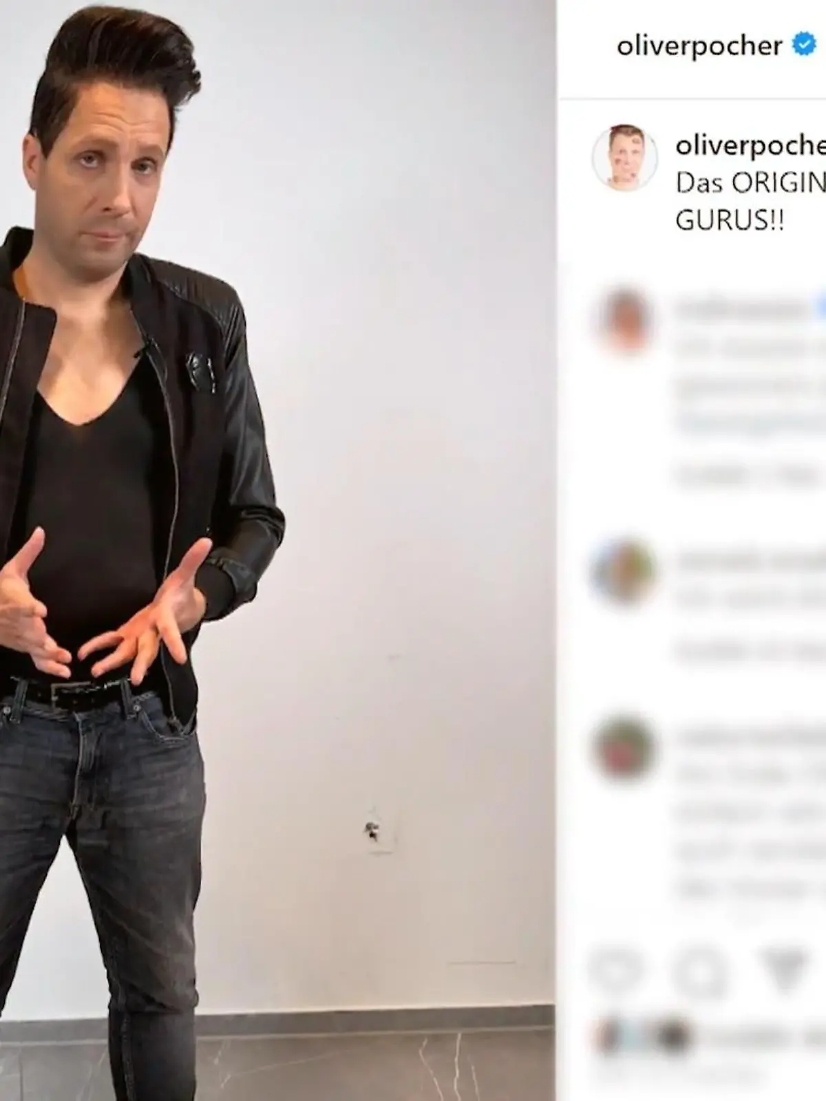 Bild zu: "Oliver Pocher veräppelt Biyon Kattilathu"