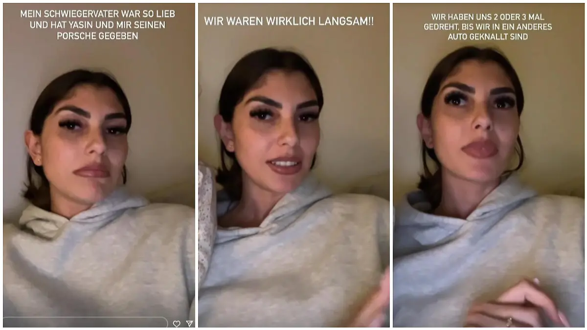 Screenshots aus Yeliz Kocs Instagram-Story