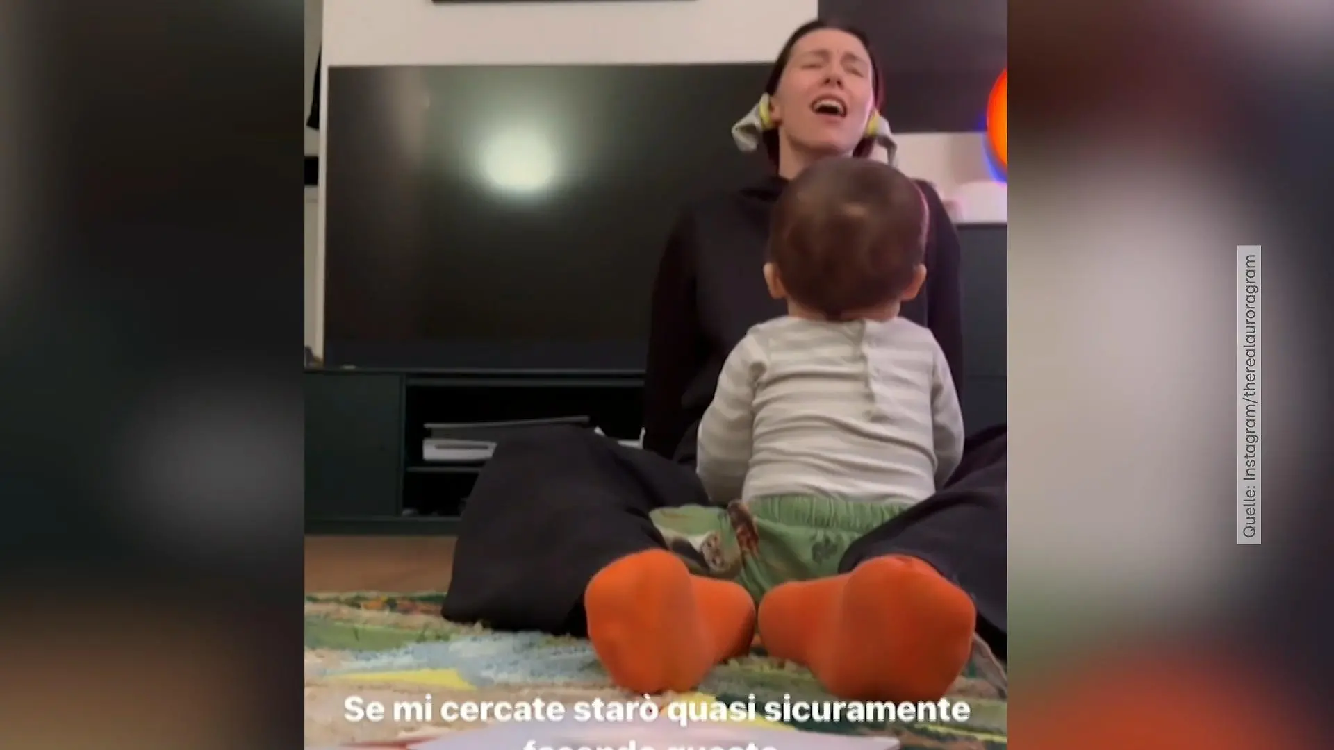 Aurora Ramazzotti als Baby-Animateurin Süß!