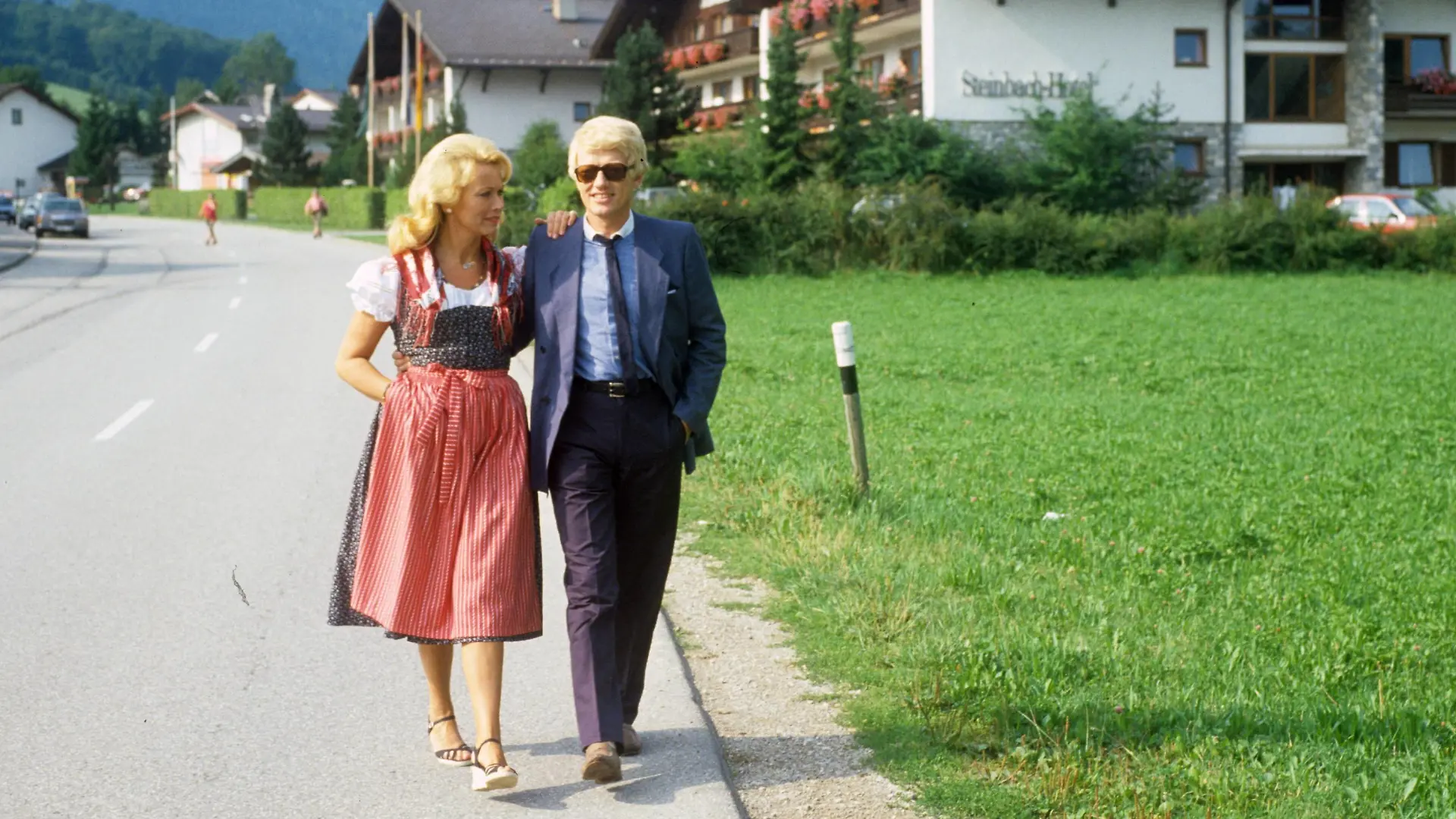 Sänger Heino mit Ehefrau Hannelore Kramm in Ruhpolding; Aufnahmedatum geschätzt