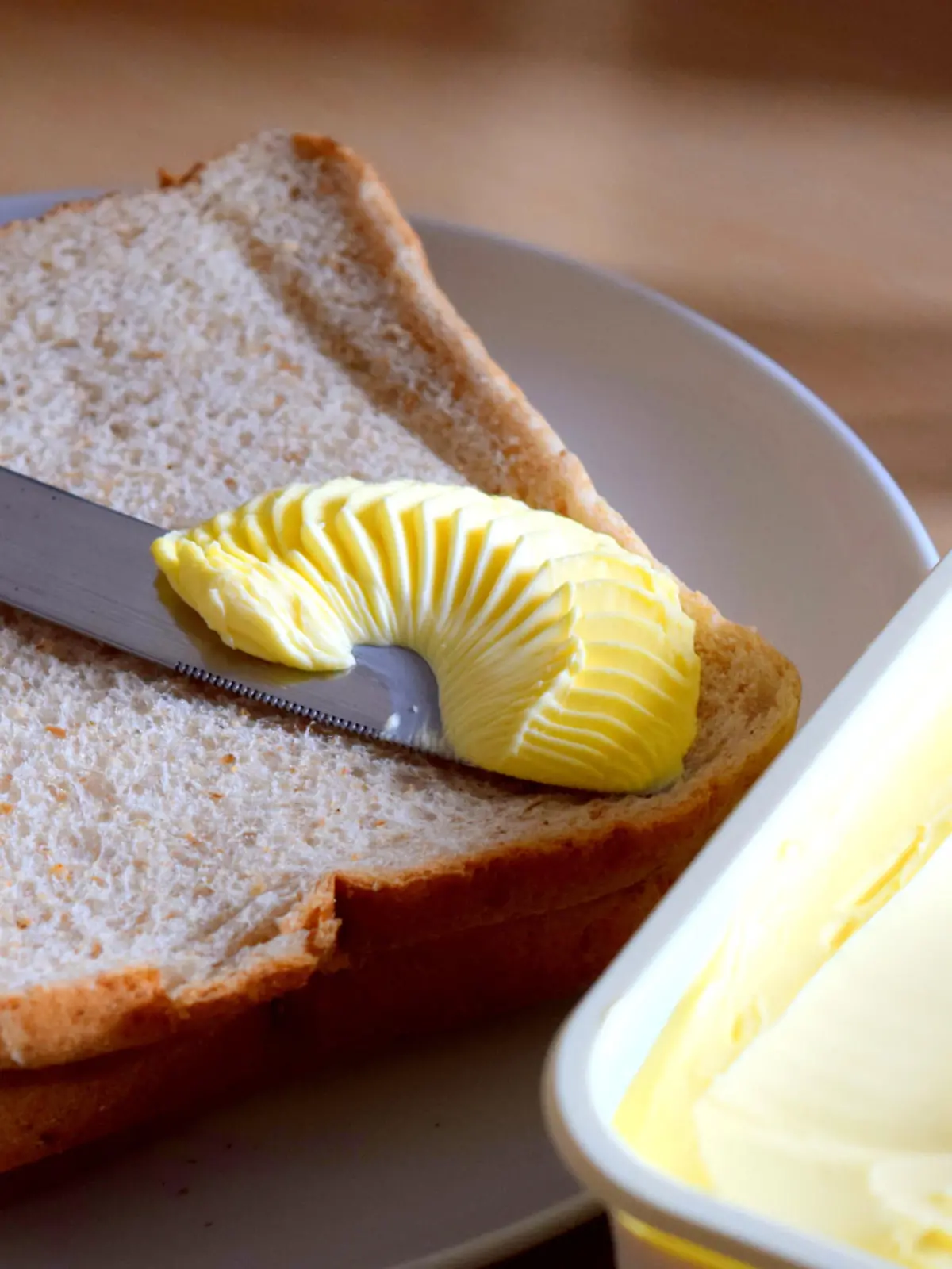 Butterbrot. Butter. Margarine. Streichfett.