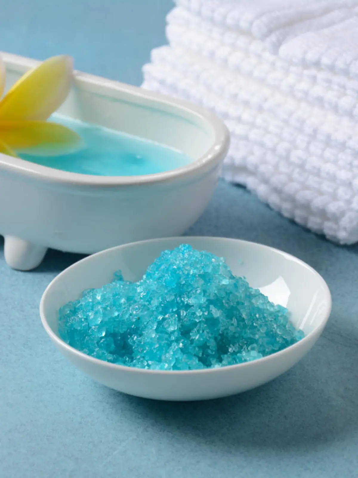 Spa and body care products.Natural ingredients for homemade body salt scrub. Dead Sea cosmetics. Beauty skin care. Spa treatment.
