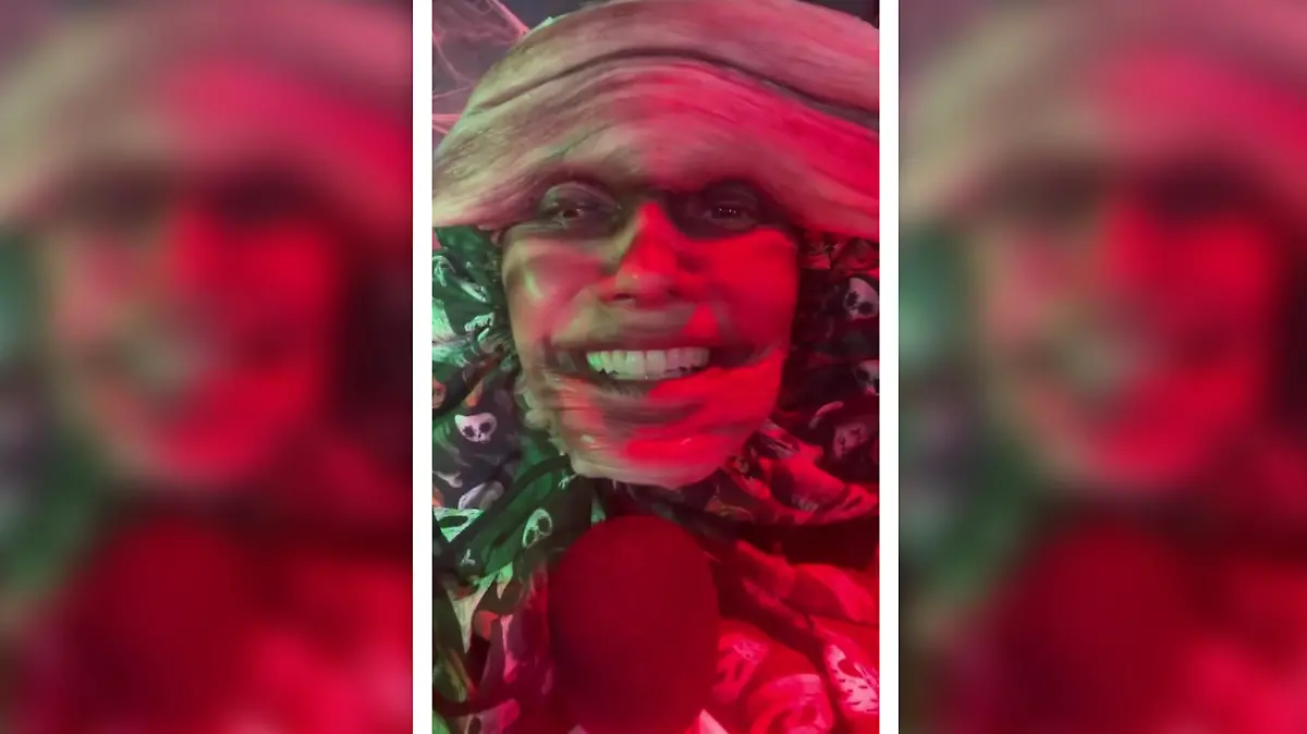 Heidi Klum macht sich bereit für Horror.