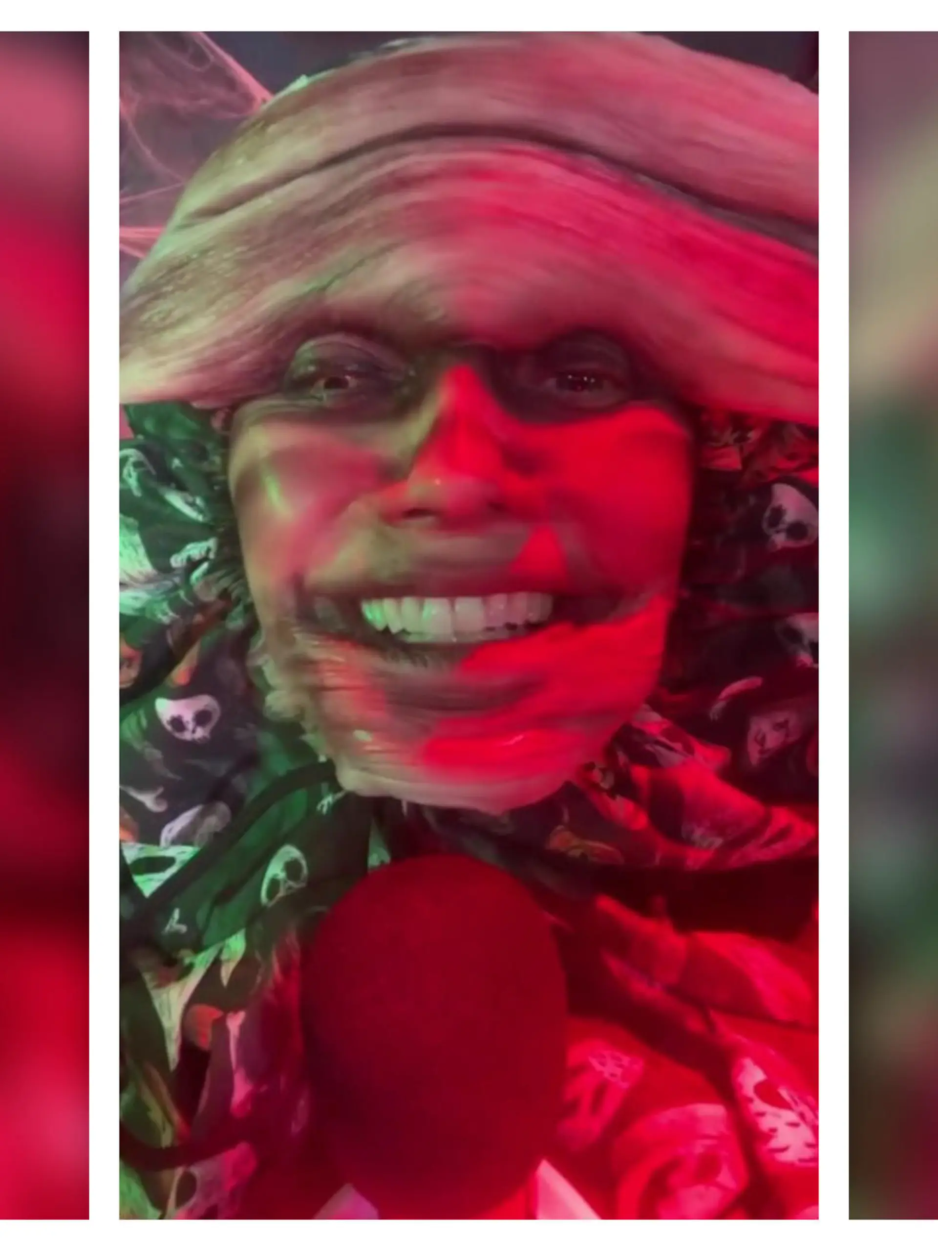 Heidi Klum macht sich bereit für Horror.