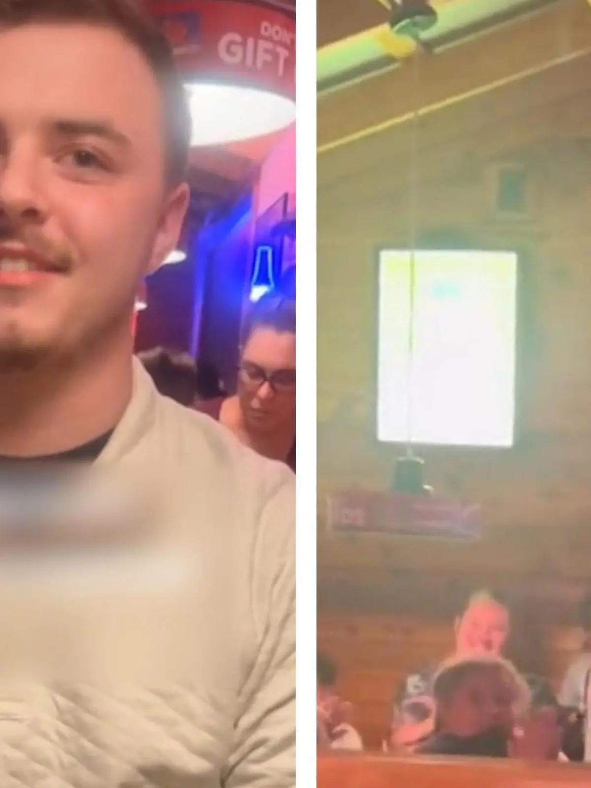 Kurz bevor er ihr einen Heiratsantrag macht, filmt Justine ihren Verlobten noch. Danach geht er auf die Knie und sie legt ihr Handy weg. Diese Reaktion heißt wohl: "Ja, ich will!"