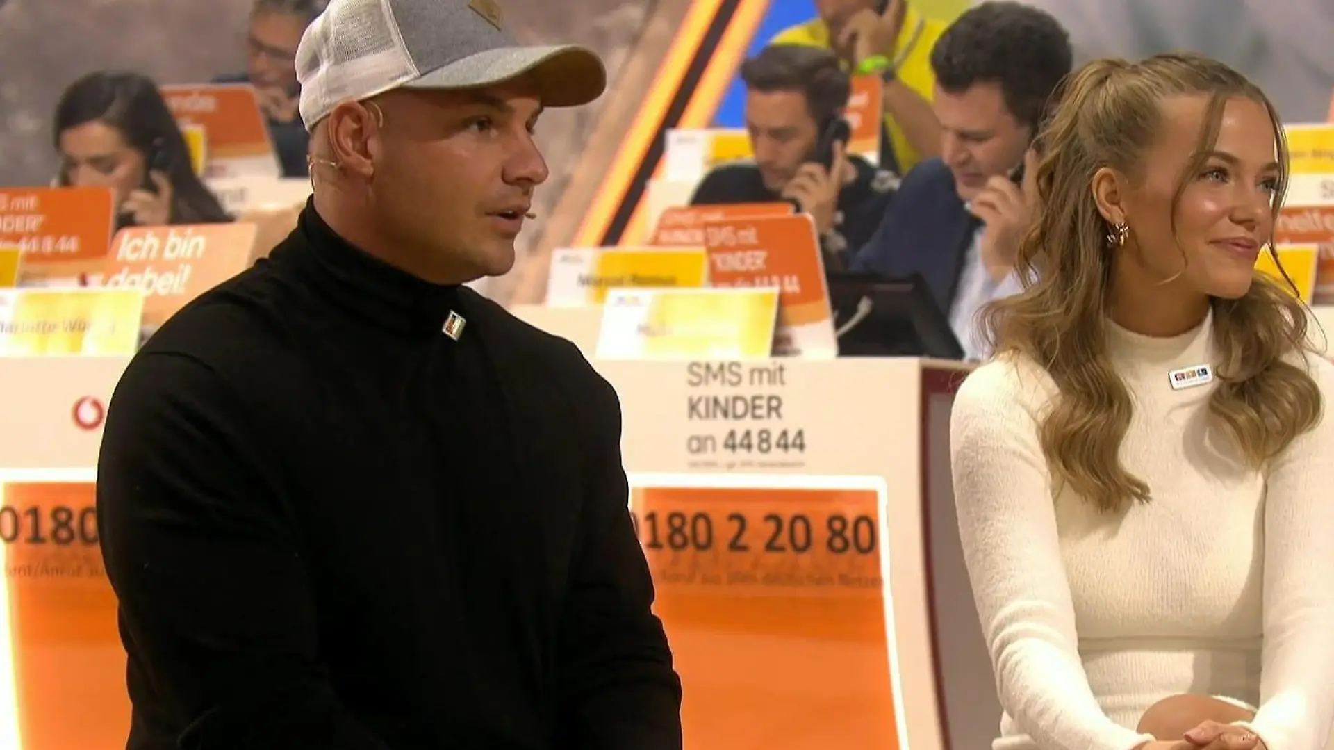 Pietro Lombardi und Laura Maria Rypa beim RTL-Spendenmarathon