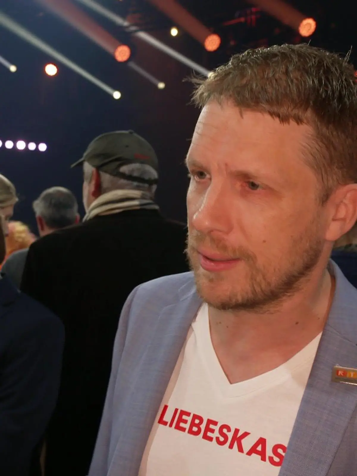 Olli Pocher im RTL-Interview beim Spendenmarathon 2023.