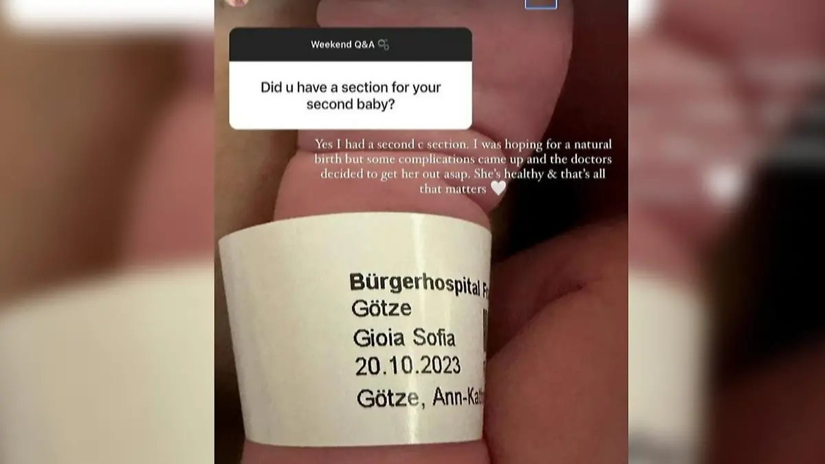 Screenshot aus Ann-Kathrin Götzes Instagram-Story.