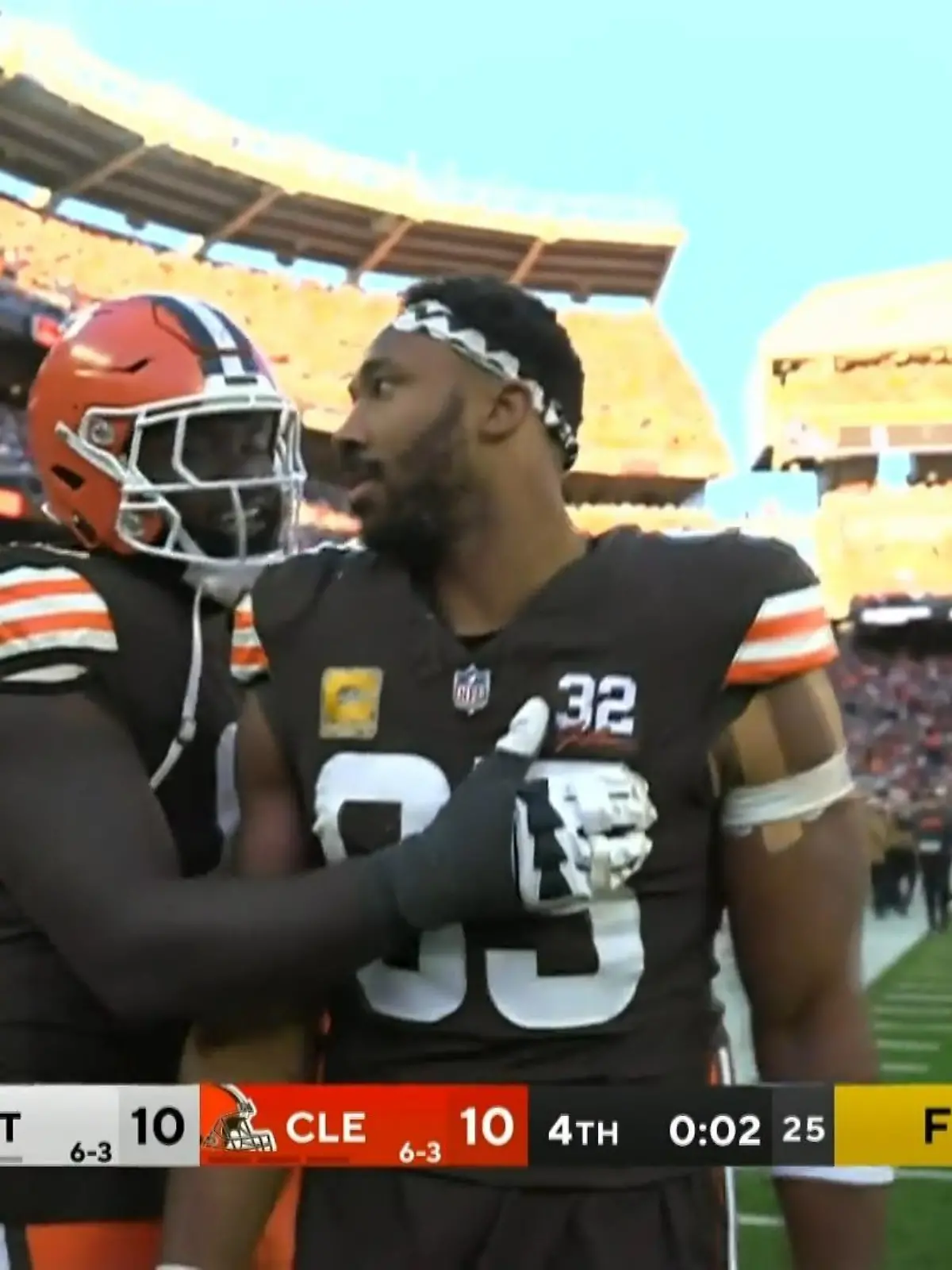 Lange bahnte sich in der an Punkten armen Partie zwischen Pittsburgh Steelers und den Cleveland Browns eine Verlängerung an, doch dann dieser Moment.