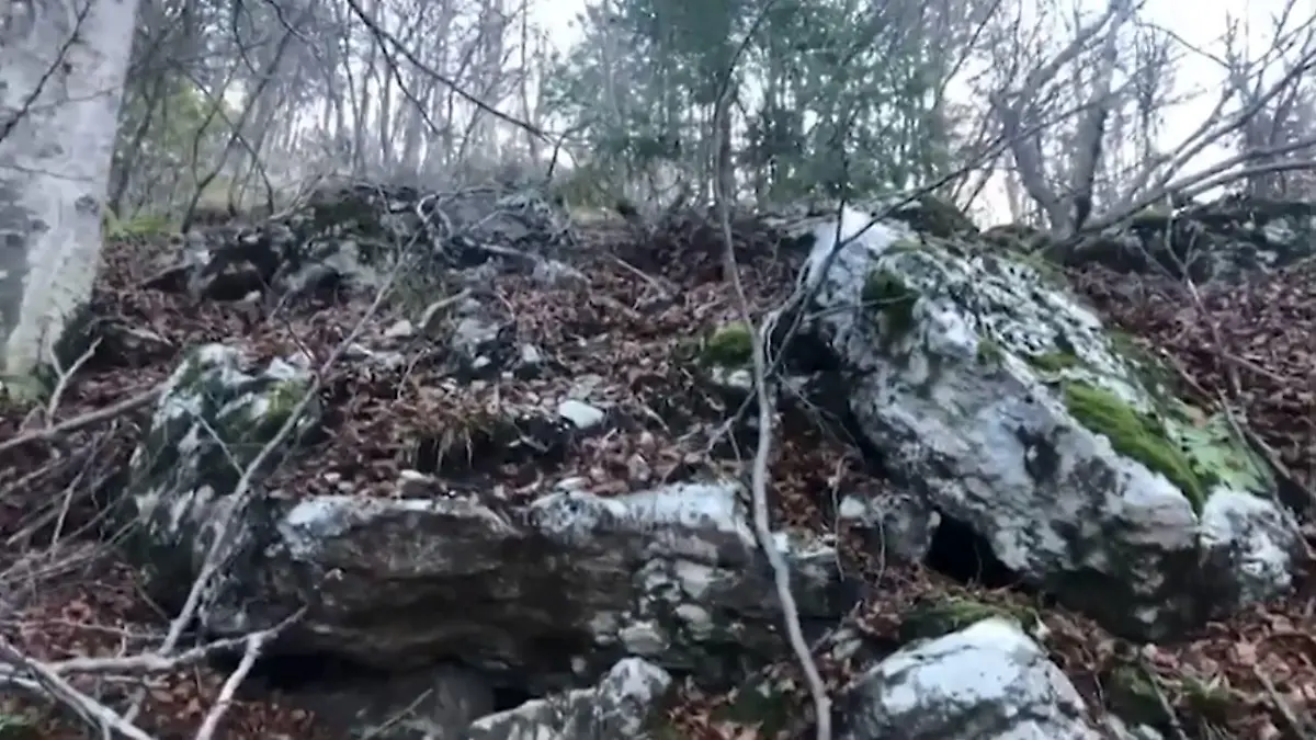 In dieser Schlucht zwischen Piancavallo und dem Barcis-See wurde Giuila gefunden - mit Stichwunden in Hals und Kopf.