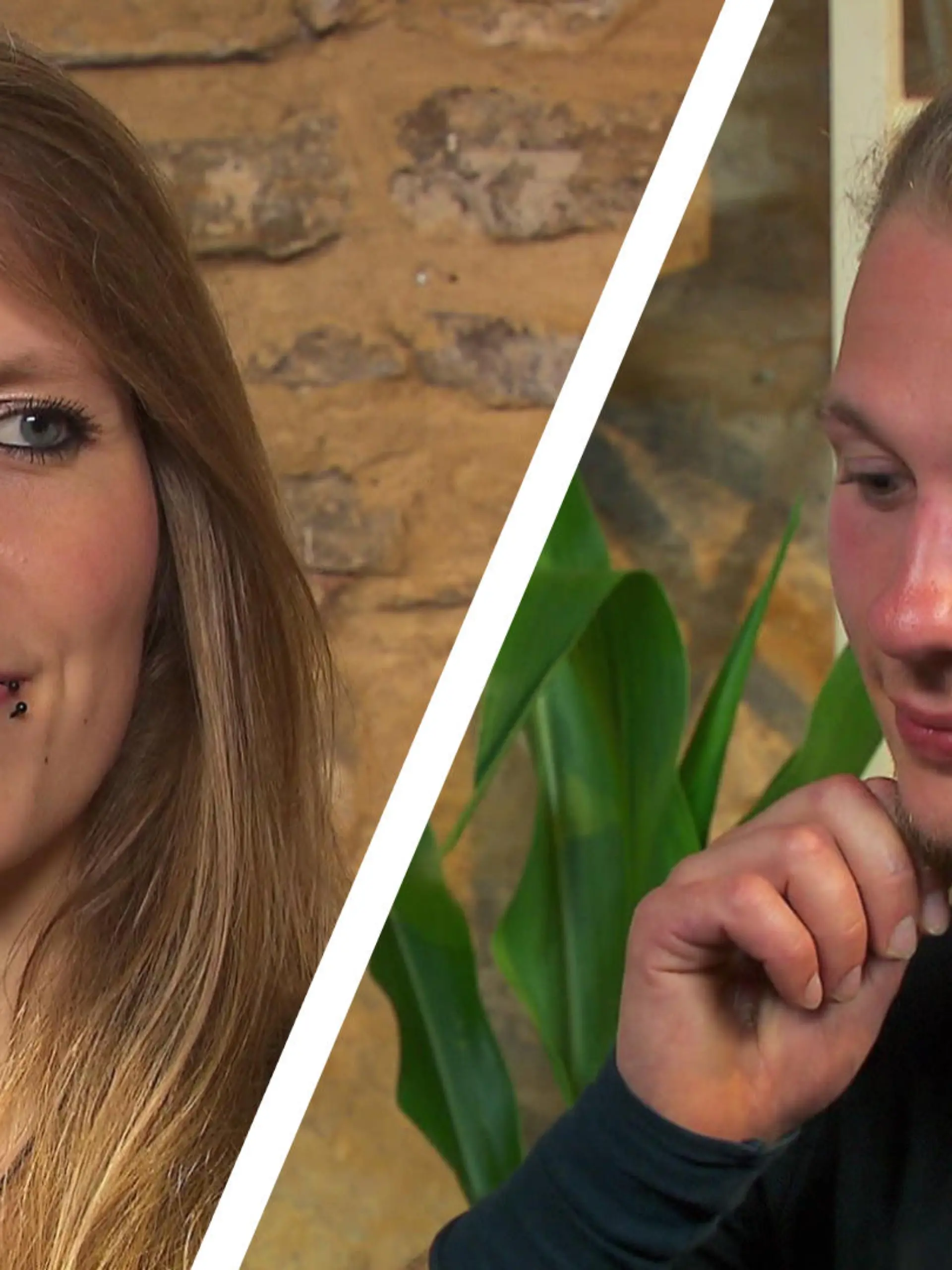 „Bauer sucht Frau“-Kandidatin Lisa und Bauer Christoph beim Kennenlernen