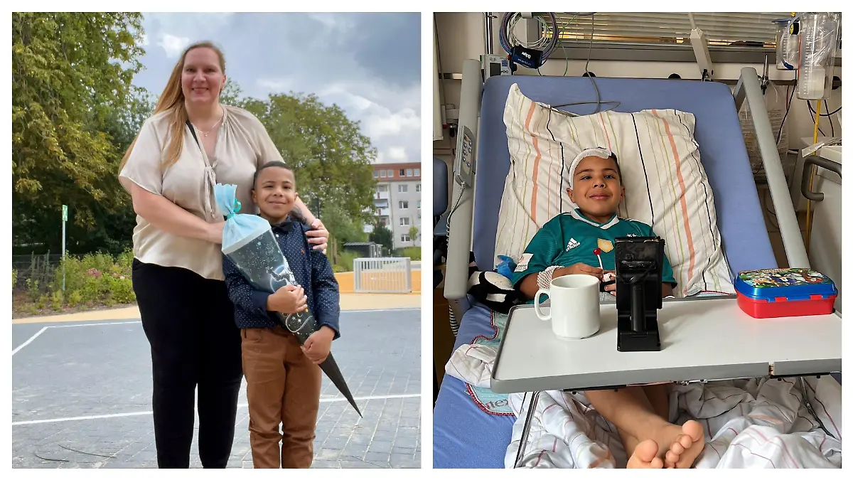Jana Edeafour und ihr Sohn Sisco