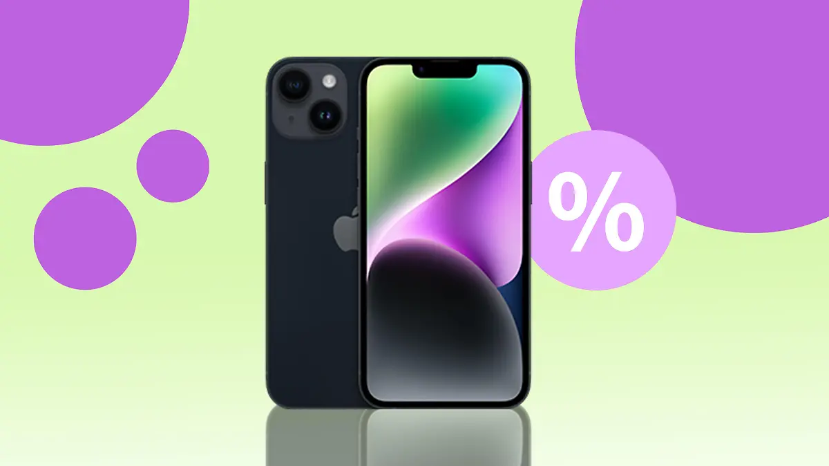 iPhone 14 in einer Collage.