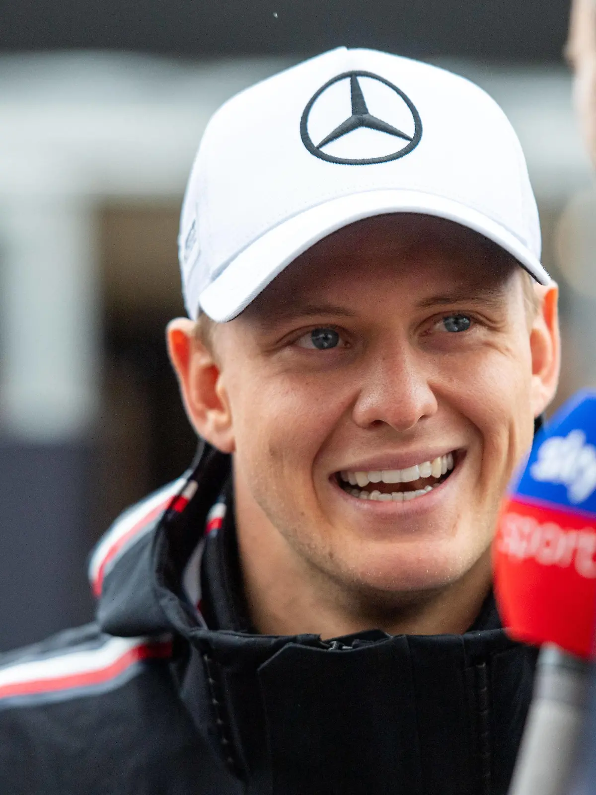 Mick Schumacher GER, Mercedes AMG Petronas F1 Team, 47 beim Sky F1 Interview, CAN, Formel 1 Weltmeisterschaft, Grand Prix von Kanada, Circuit de Gilles Villeneuve Montreal, Freies Training, 17.06.2023 CAN, Formel 1 Weltmeisterschaft, Grand Prix von Kanada, Circuit de Gilles Villeneuve Montreal, Freies Training, 17.06.2023 Montreal *** Mick Schumacher GER, Mercedes AMG Petronas F1 Team, 47 at Sky Sport F1 Interview, CAN, Formula 1 World Championship, Canadian Grand Prix, Circuit de Gilles Villeneuve Montreal, Free Practice, 17 06 2023 CAN, Formula 1 World Championship, Canadian Grand Prix, Circuit de Gilles Villeneuve Montreal, Free Practice, 17 06 2023 Montreal Copyright: xEibner/Memmlerx EP_MMR
