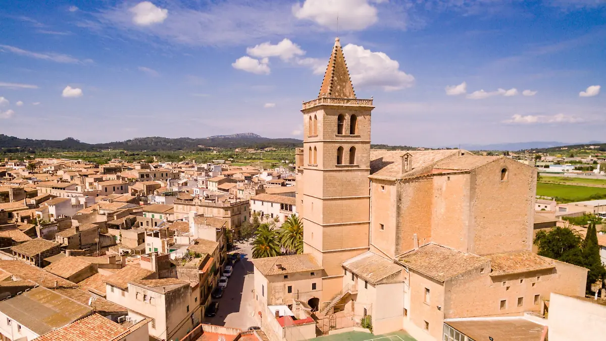 iglesia parroquial de Porreres , Virgen de la ConsolaciónPorreres, Mallorca, balearic islands, spain, europe.